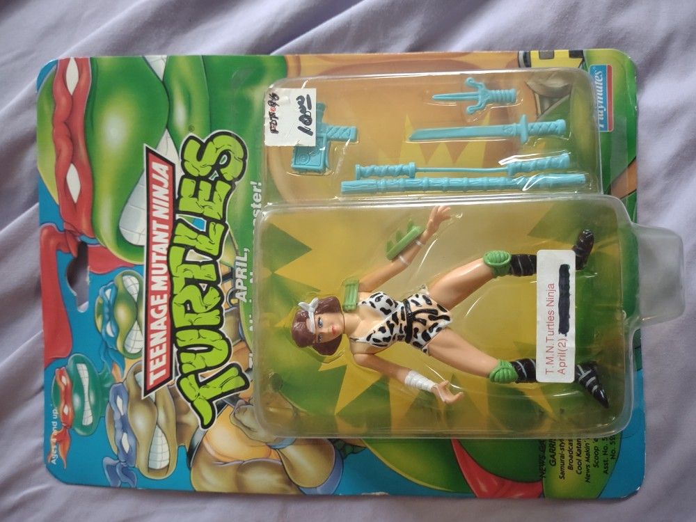 1992 Teenage Mutant Ninja Turtle April O'Neil Collectable Figure