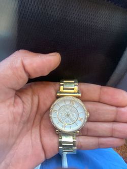 Gold and white , diamond watch