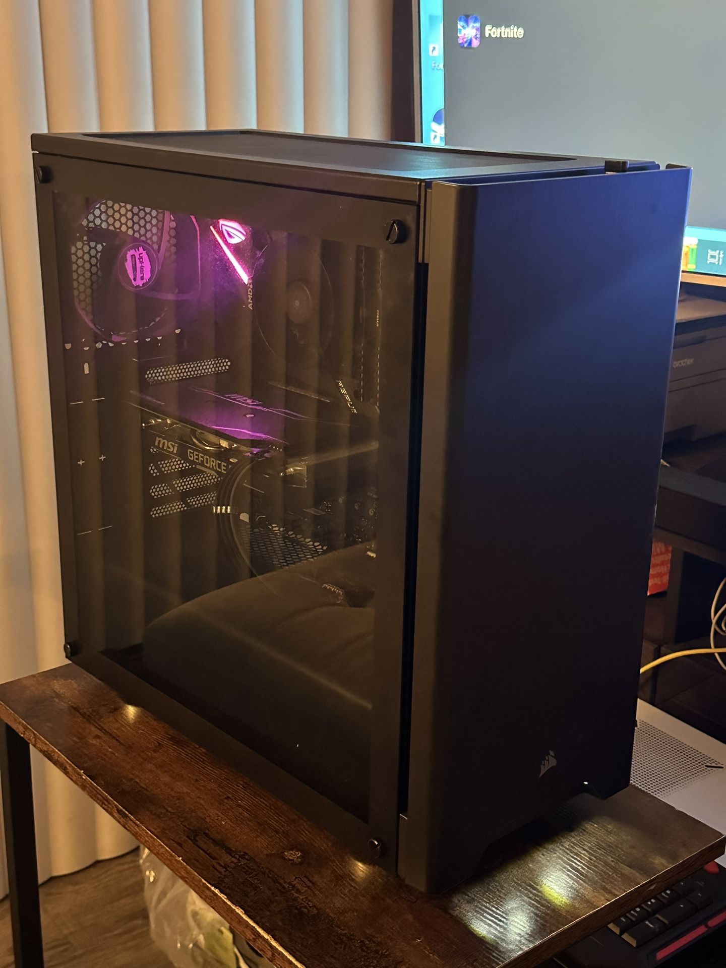 Custom Gaming Pc Rtx 2060 Ryzen 7 1700 16GB 256GB SSD + 2TB Win 10