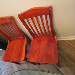 Wood Chairs 