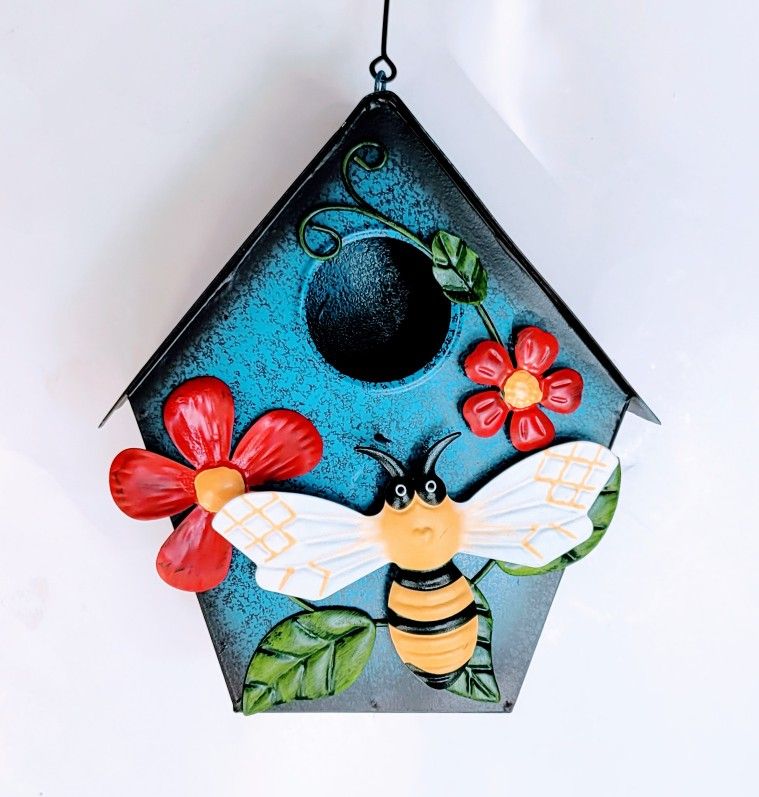 Lovely Colorful Bird House/Nesting Box.