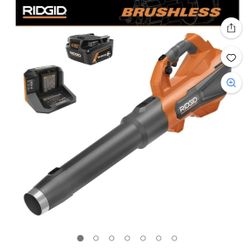 18V Brushless 130 MPH 510 CFM Cordless Battery Leaf Blower with 6.0 Ah MAX Output Battery and Charger