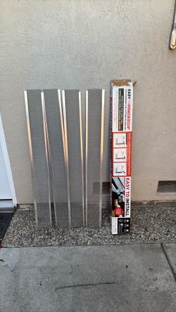 Free gutter guards. - four 48” new