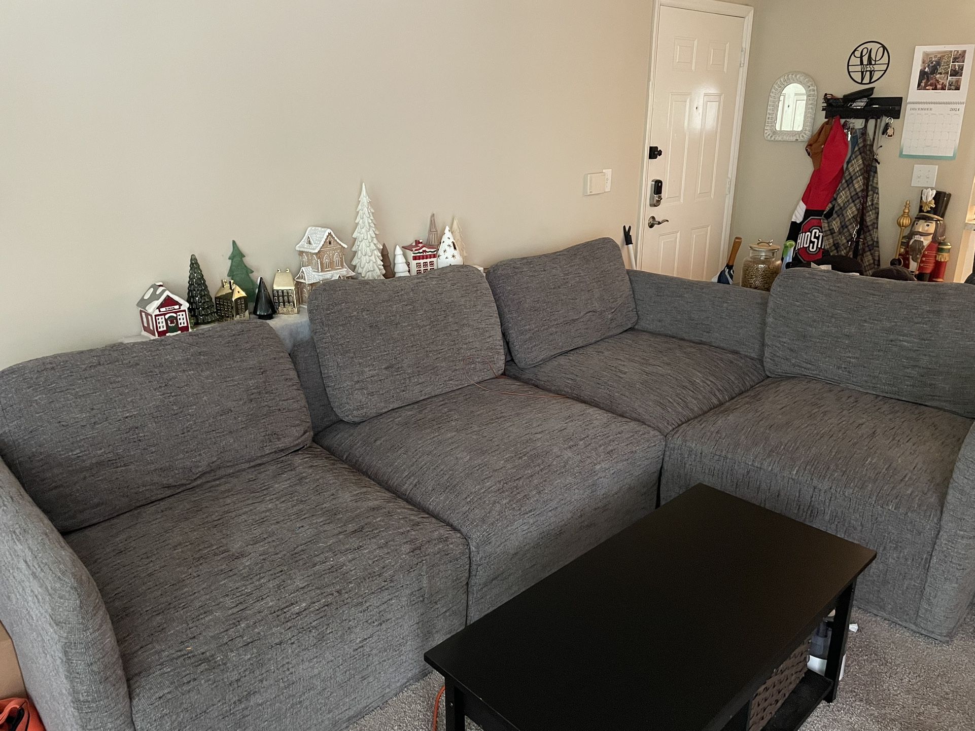 Large Grey modular Couch