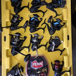 11 brand new Penn spinning fishing reels 