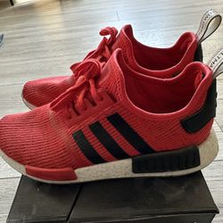 Adidas NMD R1 Red Size 10.5 Very Good Condition