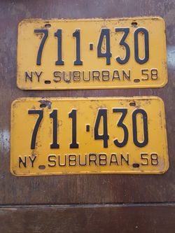 License plates