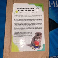 Moving Fortune Cat Tumbler Treat Toy
