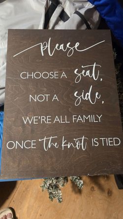Wedding Sign