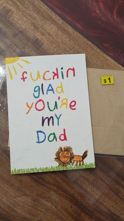 Funny father's day card