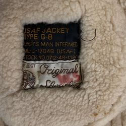 Brown Shearling Large Broken Zipper 