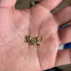 Tiger Gold Color Pendant