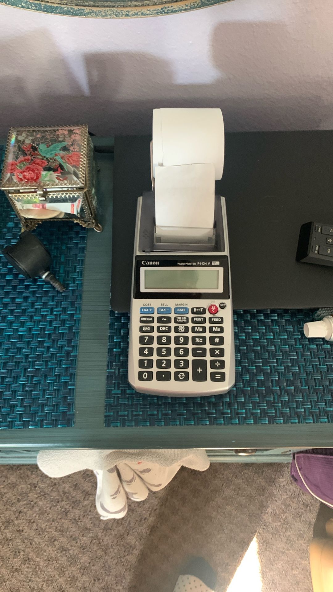 Canon calculator with printer
