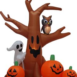 8’ tall x 83” long Outdoor Halloween Inflatable