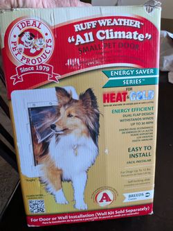 Small Dog Door. Ideal Ruff Weather. Chihuahua