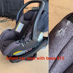 Infant Car Seat And Base $15
