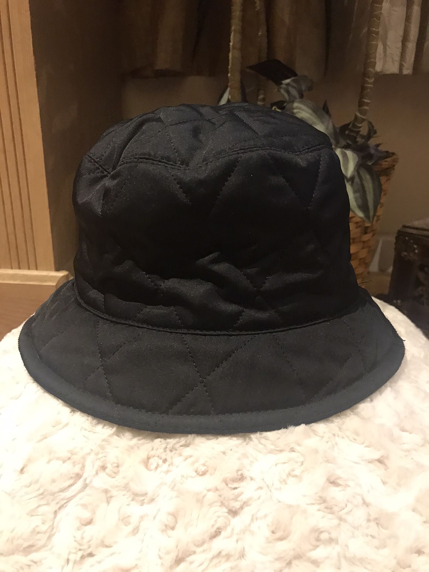 Authentic Burberry Quilted Hat - Size Medium