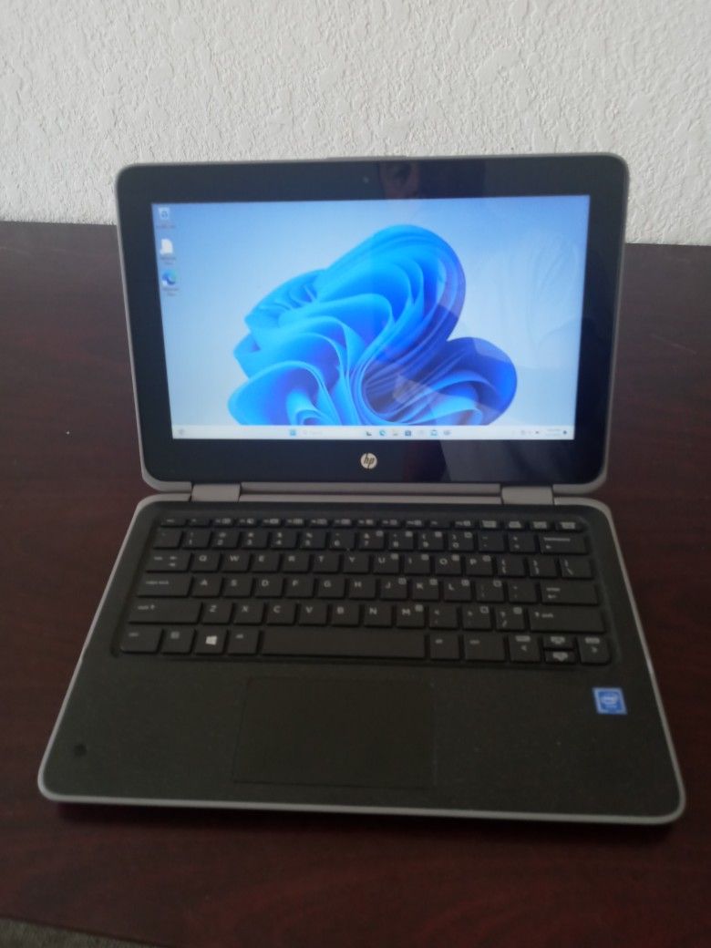 HP ProBook x360 11 G3 EE 2 in 1 Laptop, 11 Inch Touchscreen, 1.1GHz Intel Celeron N4100, 4GB RAM, 128GB SSD, Windows 11 Pro