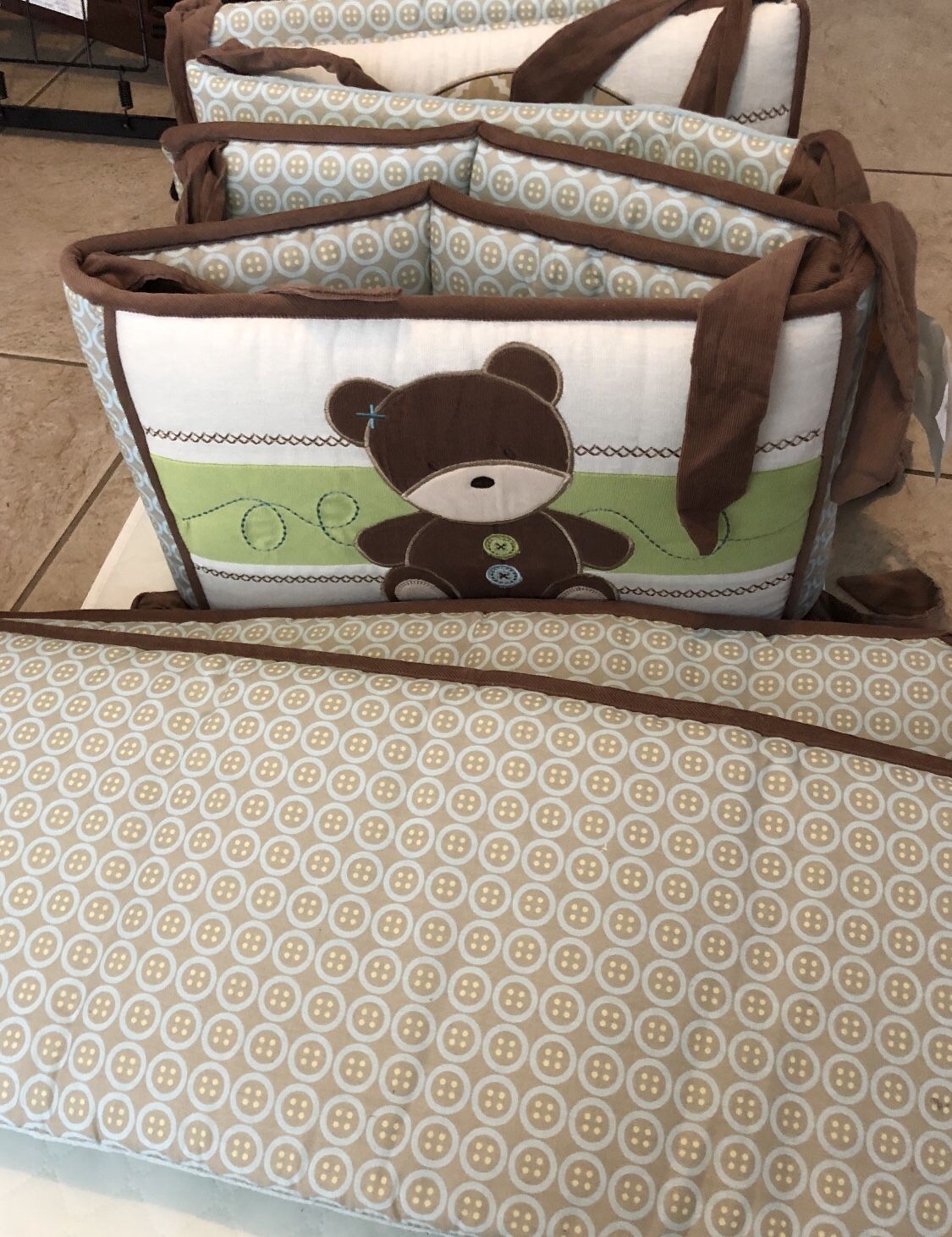 Baby crib set and carpet