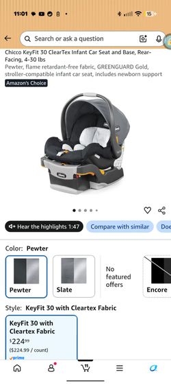 Newborn/Toddler Carseat