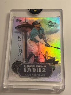 Topps Julio Rodriguez Home Field Advantage Holo Card CASE HIT