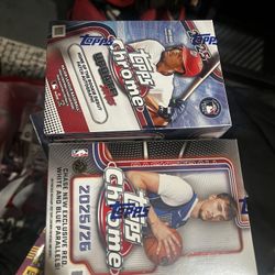 Selling Both Together  basketball cards, baseball cards, blaster box