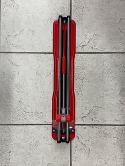RUBI - PRACTIC-plus - 61 Plus-24 in. Tile Cutter with Tungsten Carbide Blade and Roller Guide