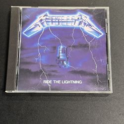 Ride the Lightning by Metallica (CD, 1984 Good Condition