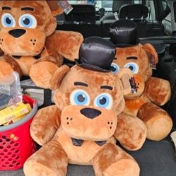  Three The Jazwares Five Nights at Freddy's 20" Giant Classic Freddy Bear Plush 2025 