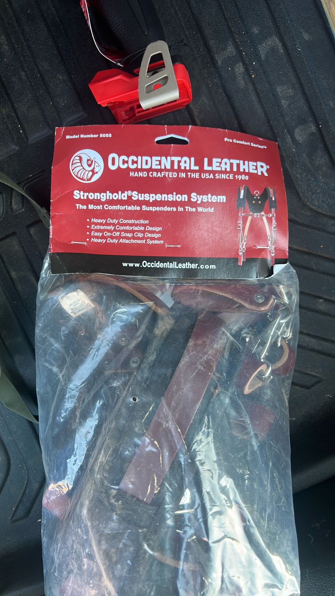 Occidental Leather Suspension Straps for Nail Bags