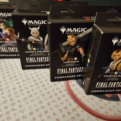 Magic Final Fantasy Commander Decks