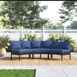 Patio sofa brand new patio outdoor furniture curved patio furniture set round patio sofa   🆕🛺🚚🆕