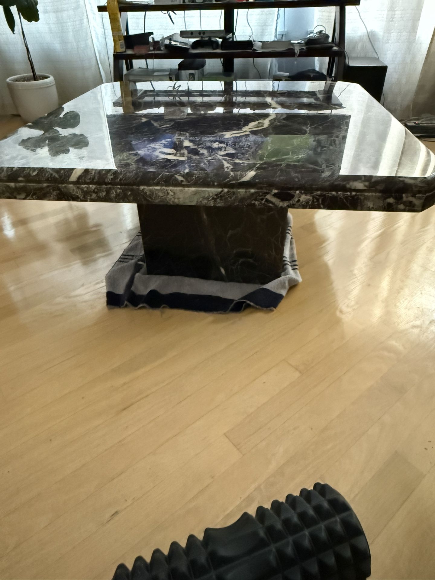 Solid marble Coffee Table and Matching End Tables
