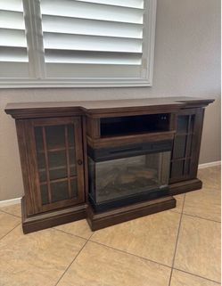 Electric fire place / tv console