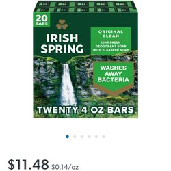 Irish Spring 4oz Bars 20 Pack 