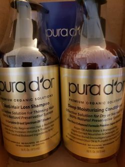 Pure dor shampoo and conditioner