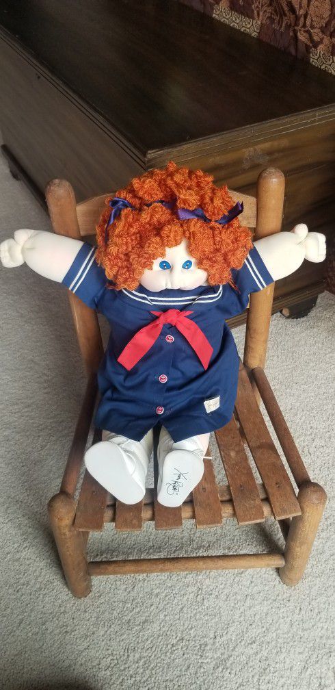 Rare Red-Haired Cabbage Patch Doll