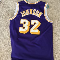 Magic Johnson Lakers Jersey