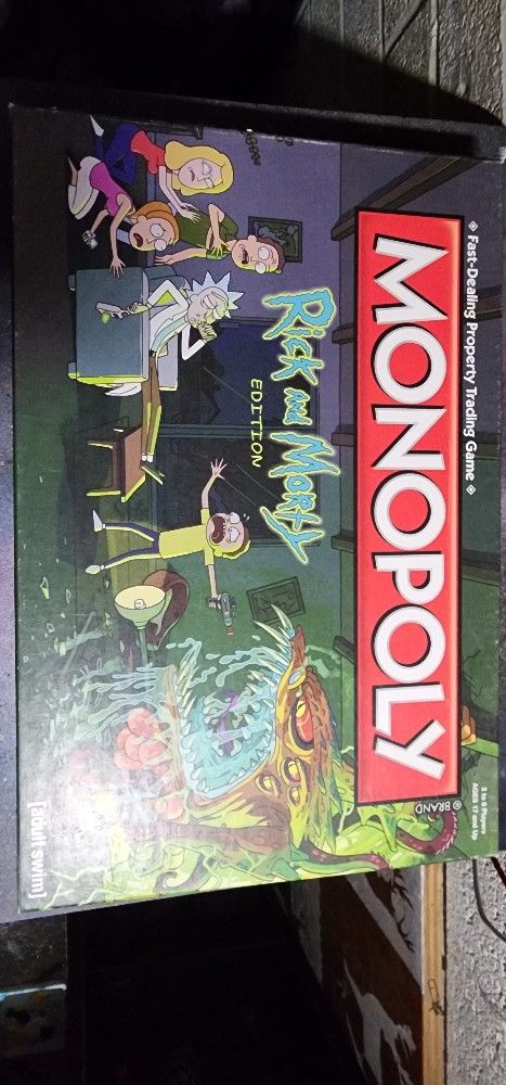 Rick And Morty Monopoly