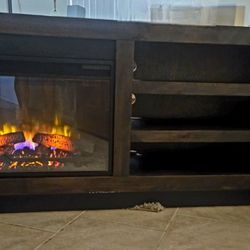 Beautiful Fireplace TV Stand