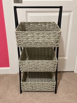 3-Tier Basket Storage Organizer