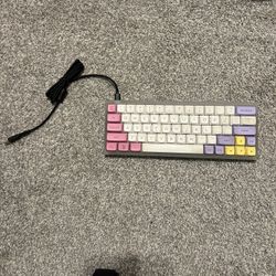 Custom 60% Keyboard + 10 Key, Used, RGB, Specs In Desc