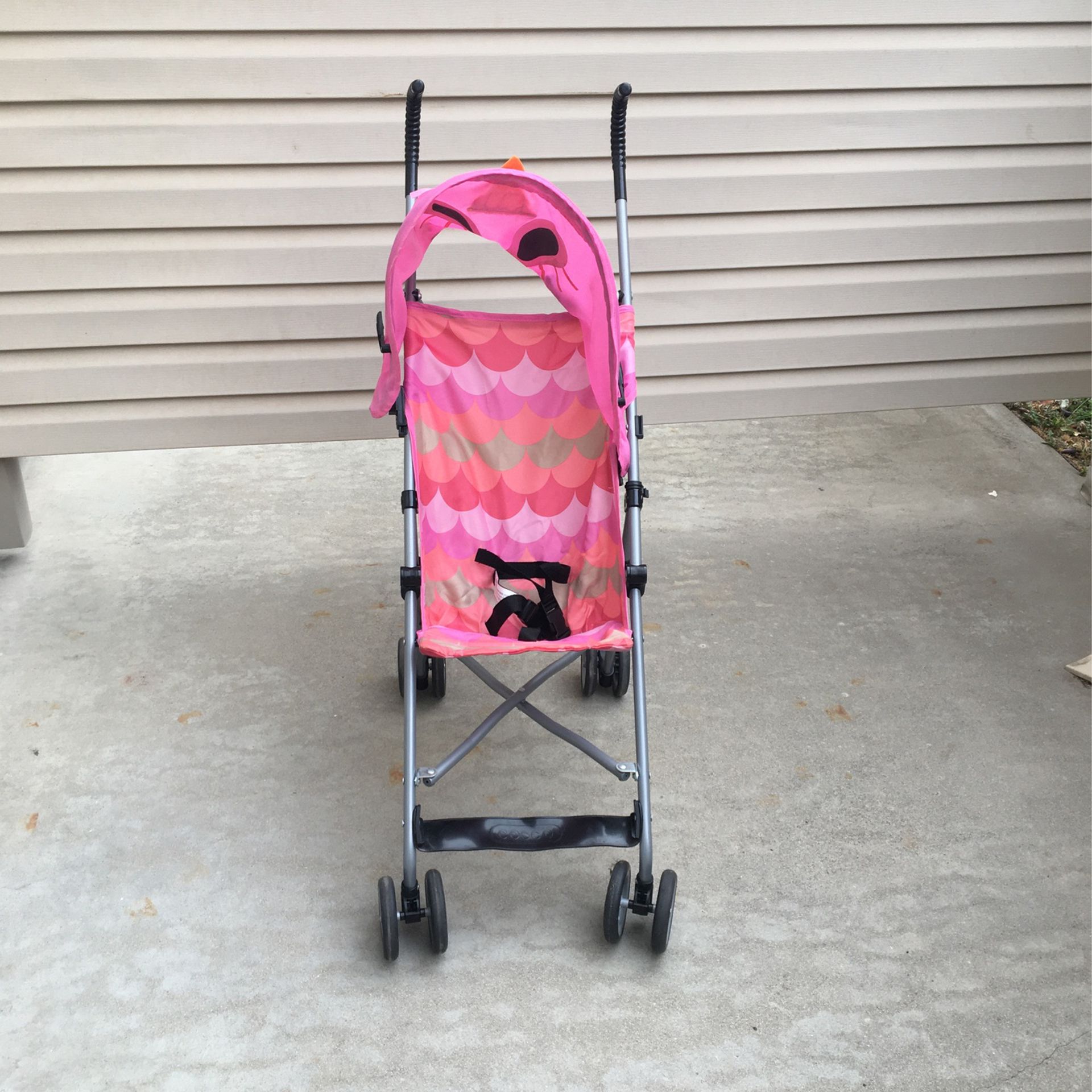 Pink Owl Stroller 