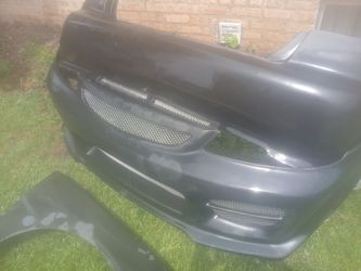 Front and rear bumper and passenger fender 2000 to 2005 honda civic