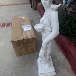 Garden statue open box