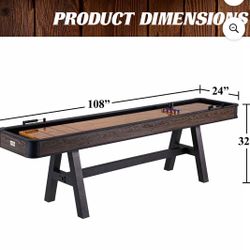 Shuffleboard table 9ft