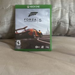 Forza Motorsport 5 for the Xbox One.