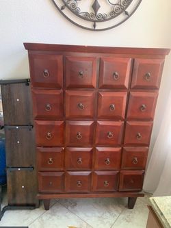 Vintage Apothecary 20 Drawer Cabinet