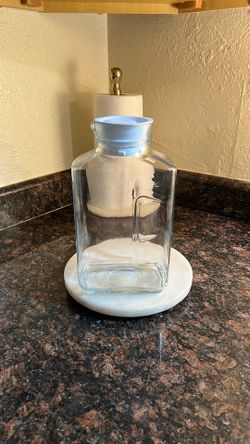 ANCHOR HOCKING GLASS  WATER JUG