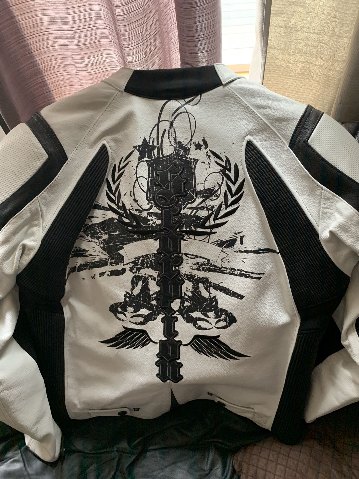 Perforated Leather Jacket